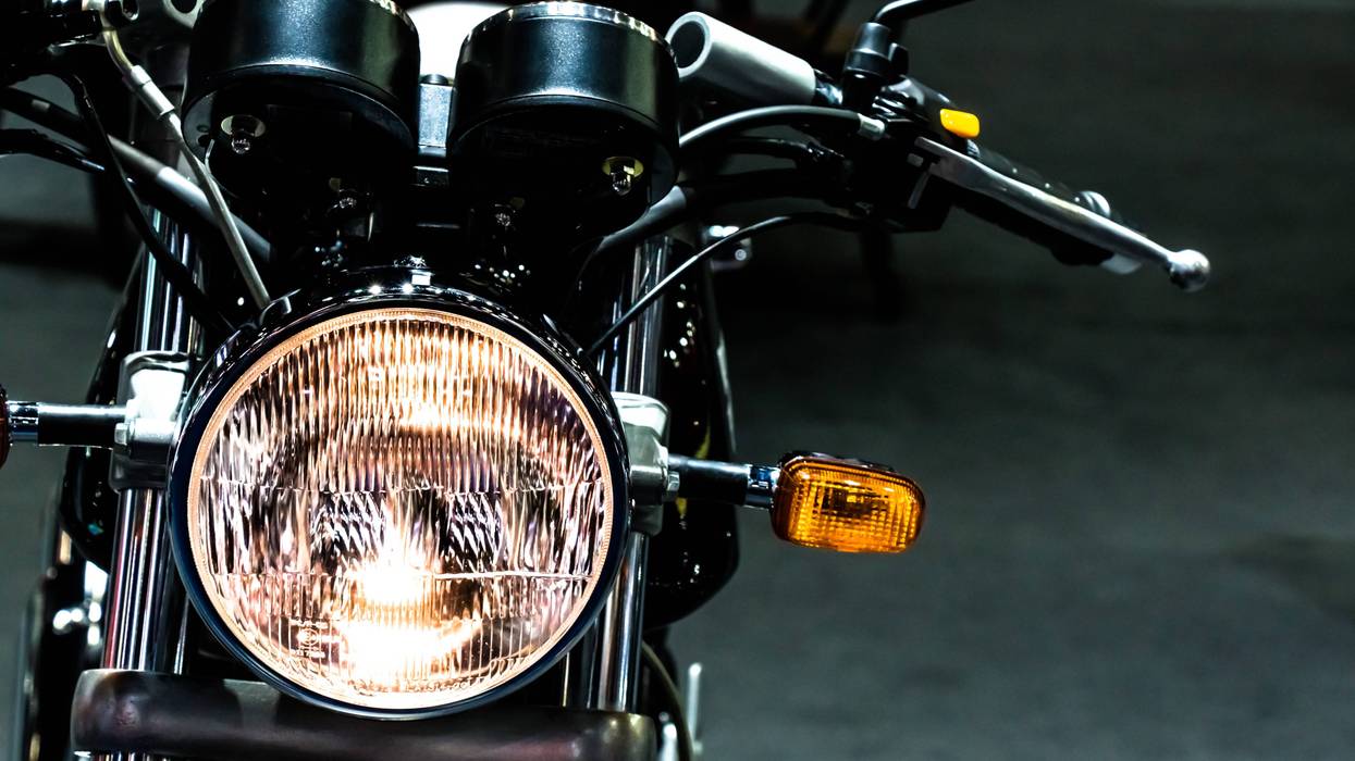 Stock photo of motorcycle