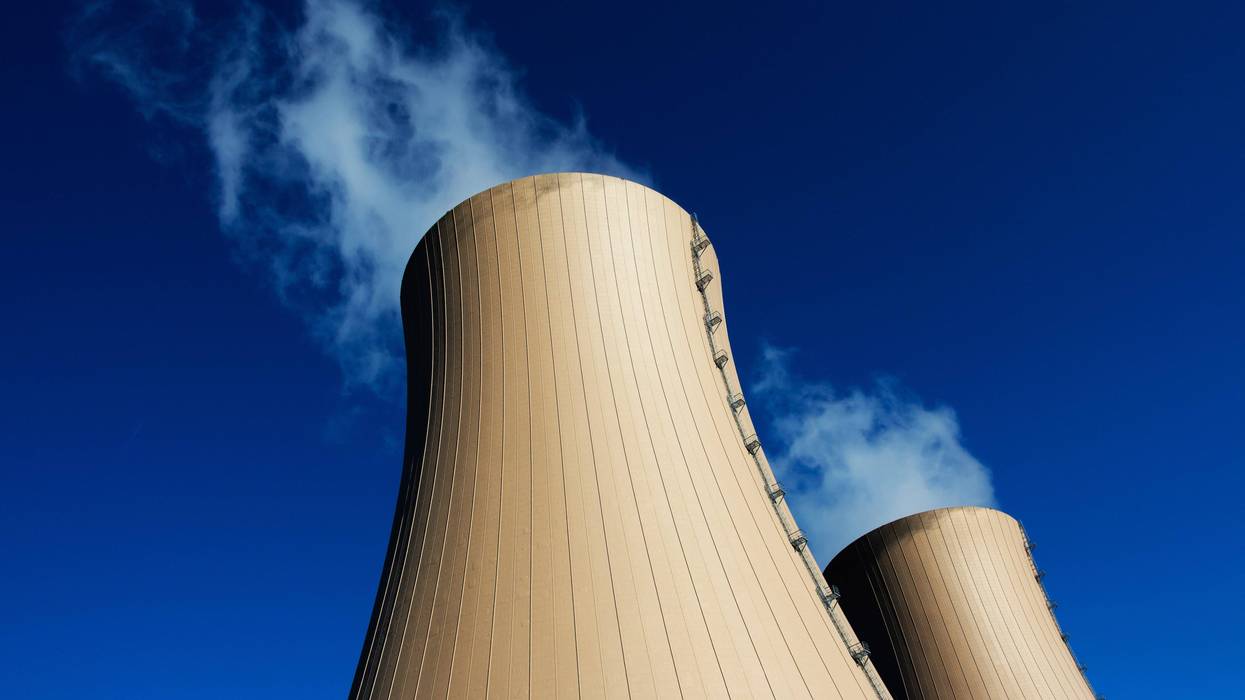 Stock photo of nuclear power plant