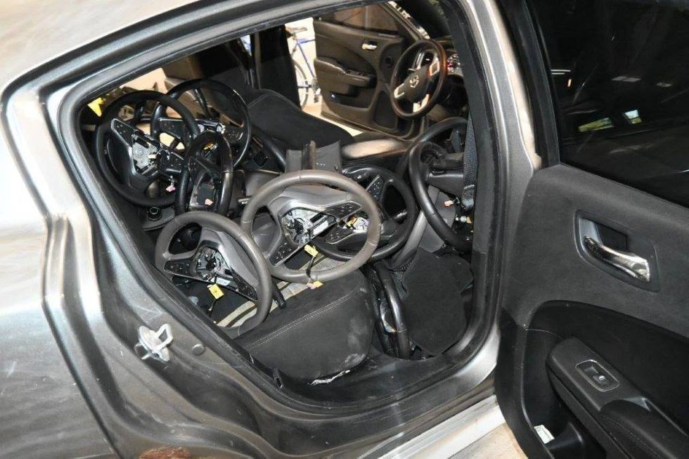 Stolen steering wheels
