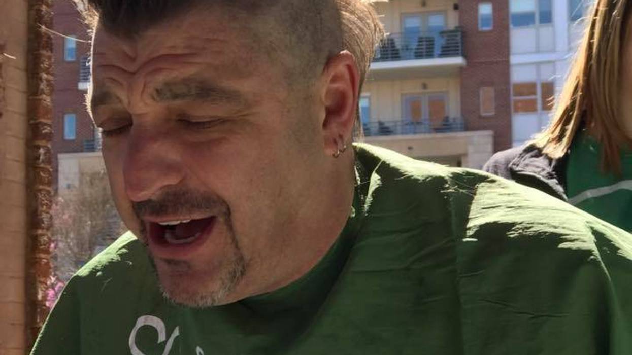 Stoney Shaving His Head for Cancer Research