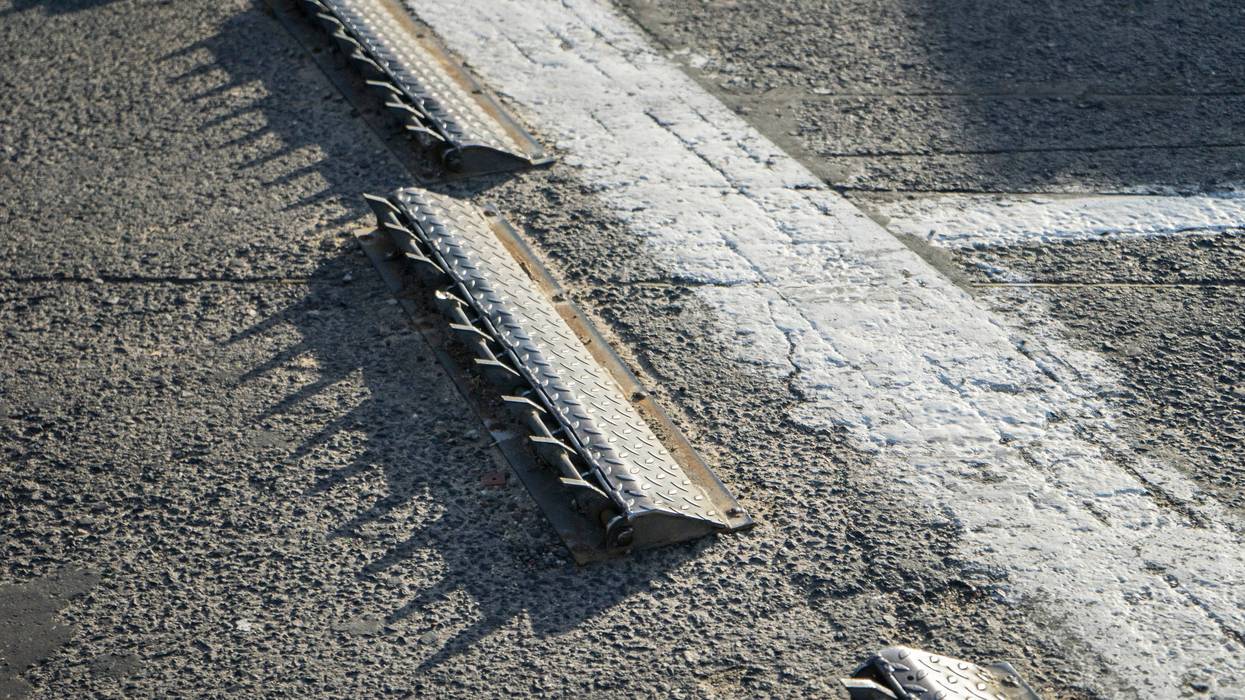 Stop sticks - stock photo