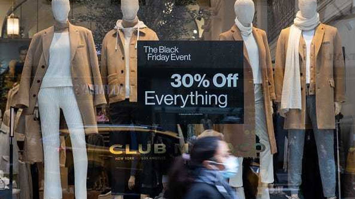 Store offering Black Friday sales.