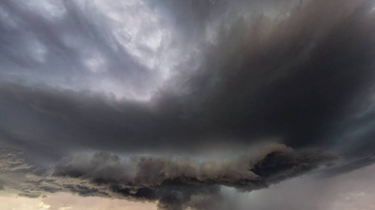 Storm clouds develop