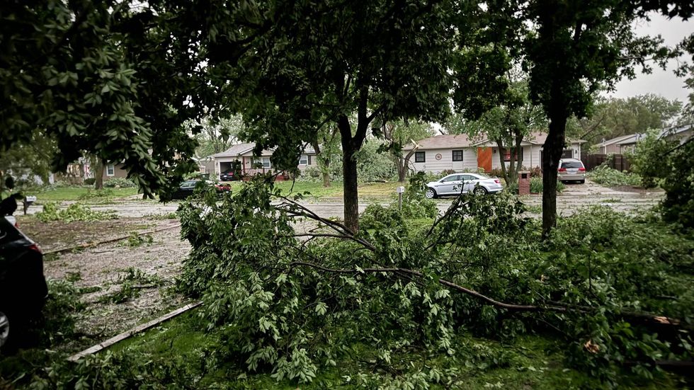 Storm Damage in Harvey County