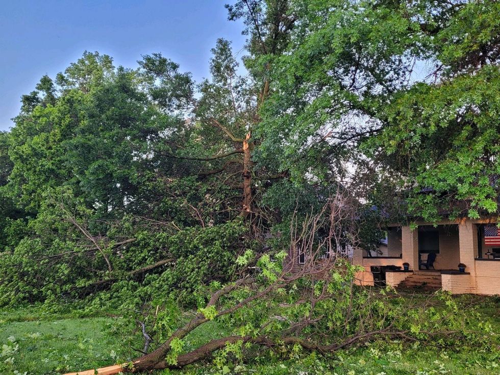 Storm Damage in Harvey County