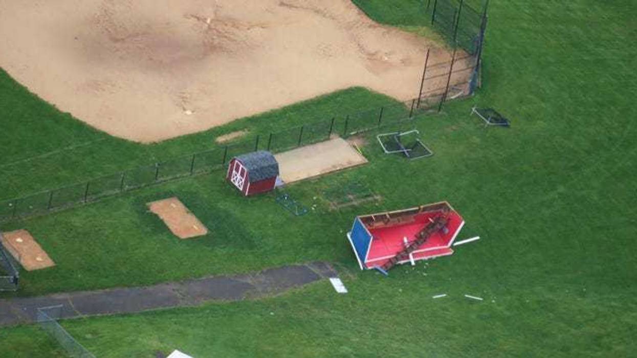 Storm Damage In Stanhope, New Jersey