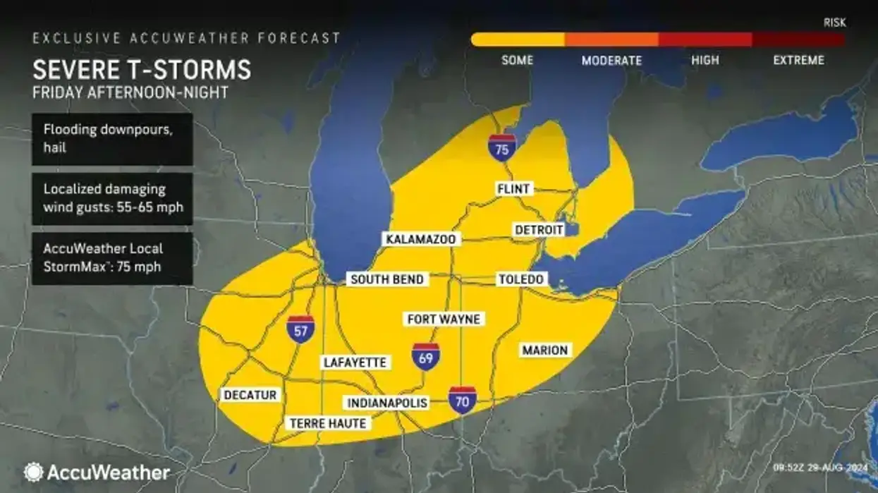 storms outlook for Friday
