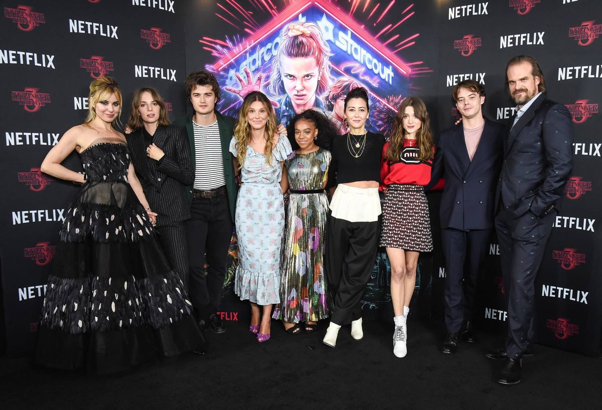 Stranger Things cast at the Season 3 premiere