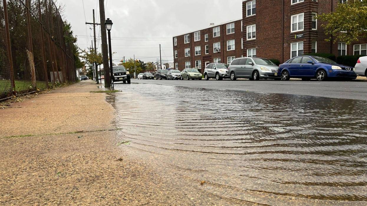 Street flooding at the Shore