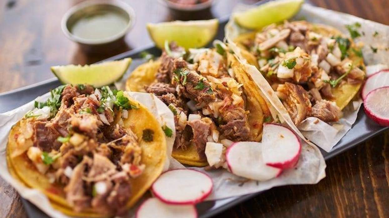 Street Tacos, Corn Tortillas, Carnitas, Veggies, Food