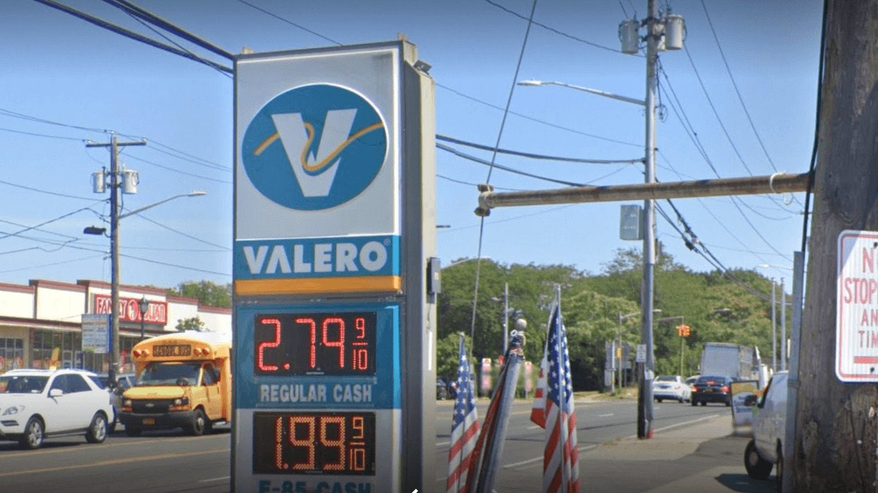 Street view of the Valero gas station that was robbed.
