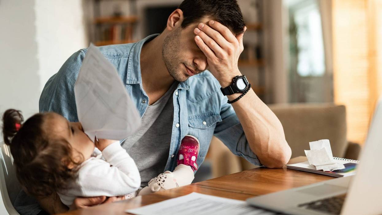 Stressed Father