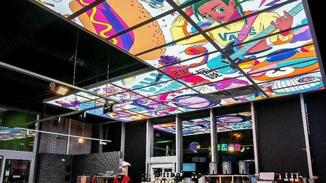 Stringria Coffee and Tea Bar, inside Gangnam Market, is one of multiple places for patrons to get more than just groceries at the new Asian market in West Town.