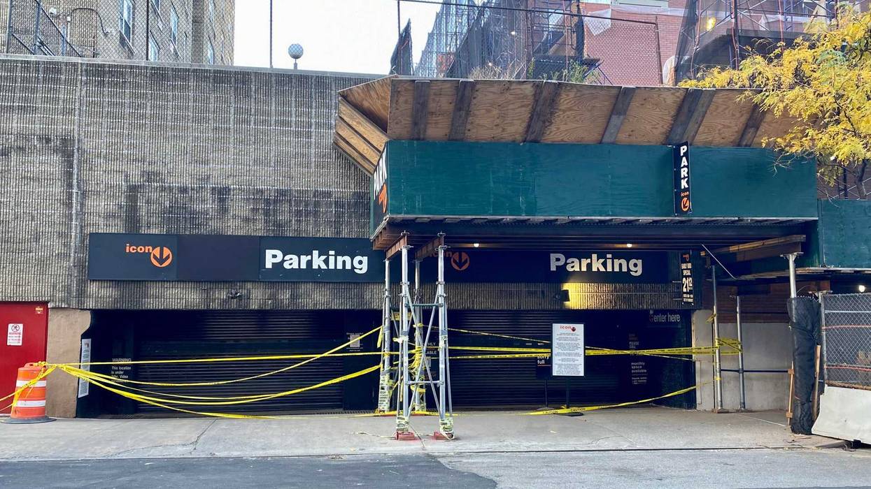 Structural concerns at a parking garage on West 51st Street, just west of 10th Avenue, have led to Amtrak service changes