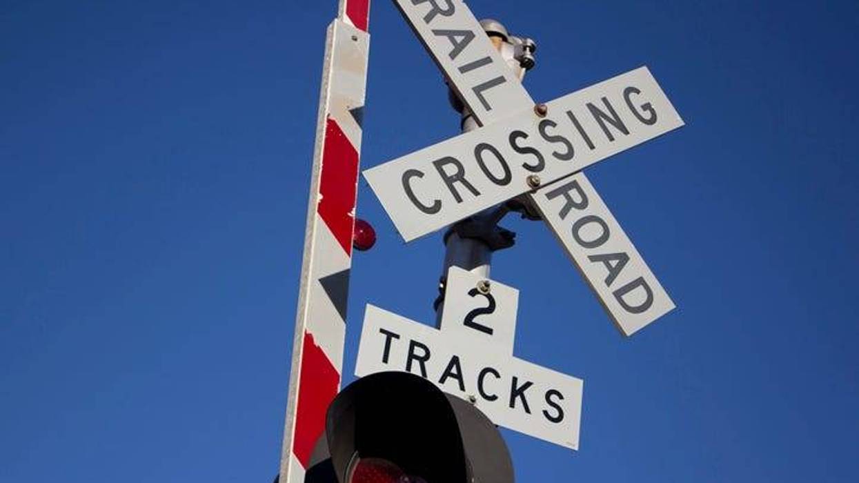 student hit by train