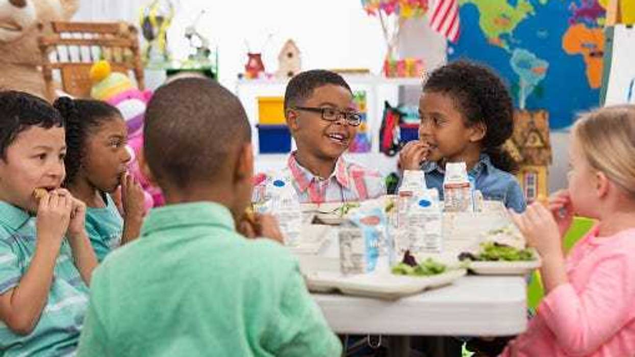 Students at Cafeteria
