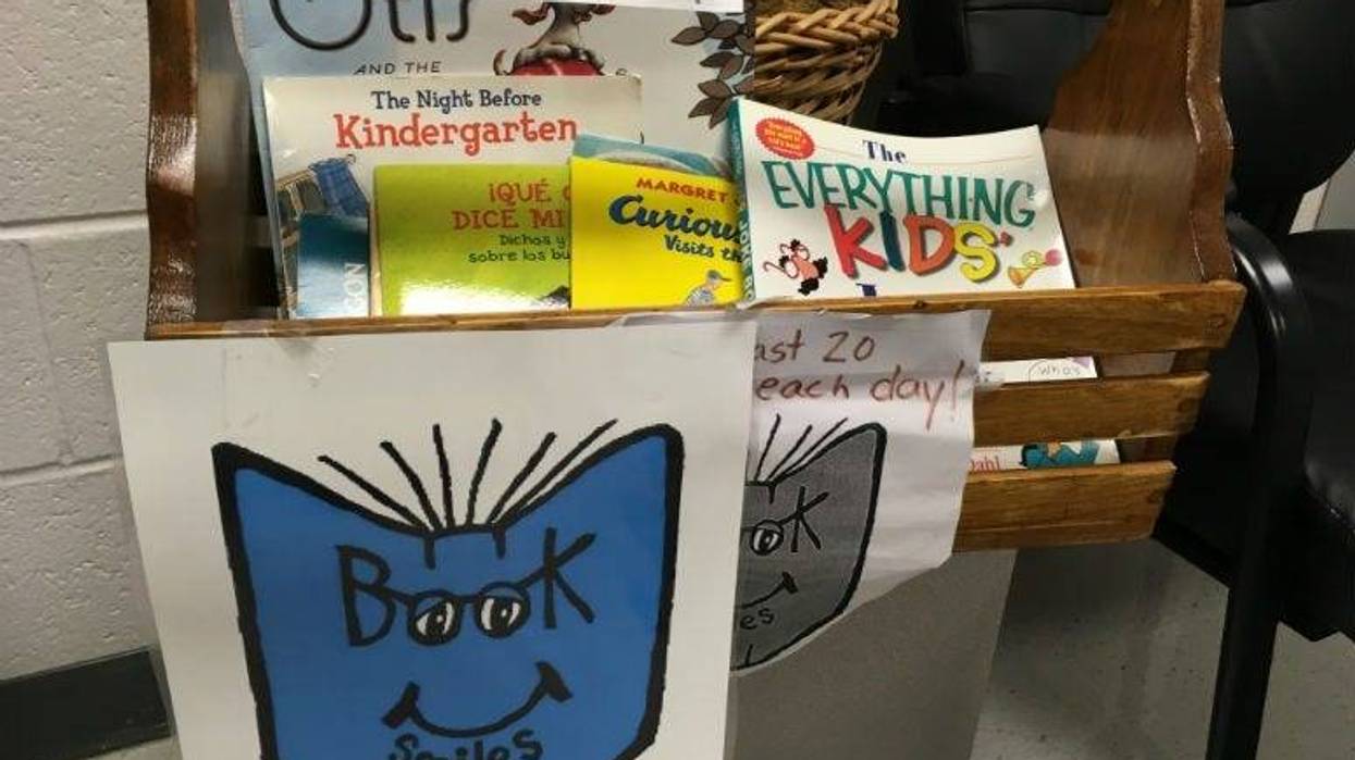 Students at eight South Jersey schools are getting free books Friday thanks to a nonprofit that collects donations from the "haves" to benefit the "have nots."