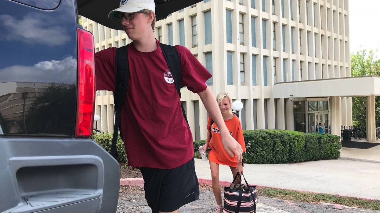 Students at the University of South Carolina pack up Wednesday, Sept. 12, 2018, to head home in Greenville late Wednesday morning after the announcement that classes are canceled through Saturday.