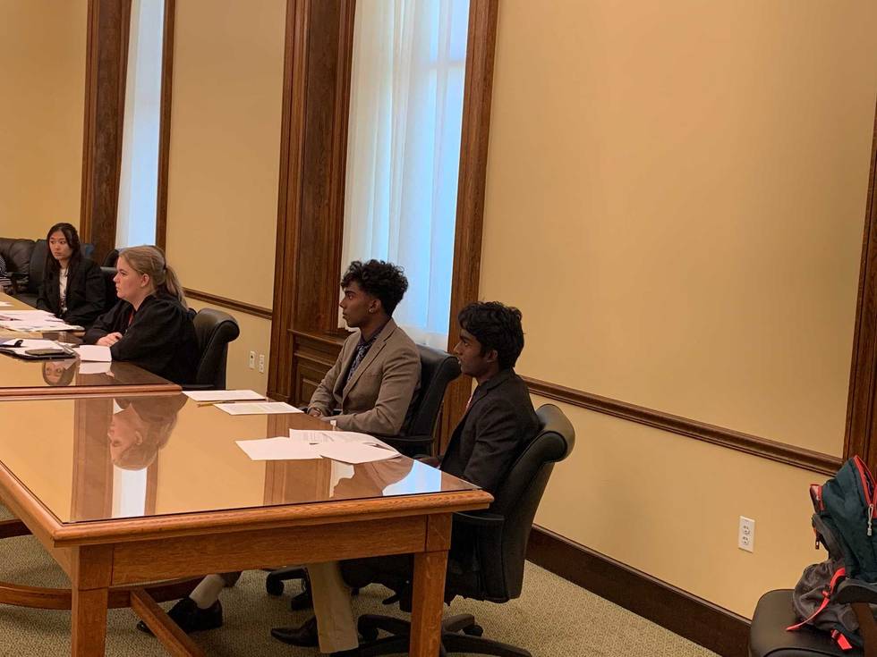 Students mocking U.S Supreme Court as Justices