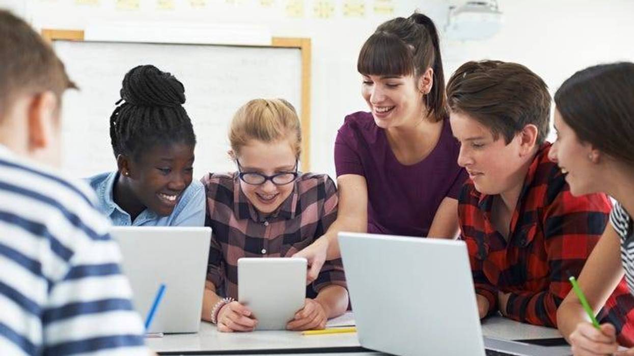Students On Computers