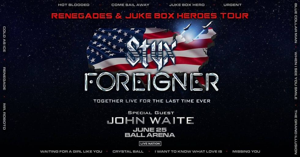 Styx & Foreigner "Together Live For The Last Time Ever"