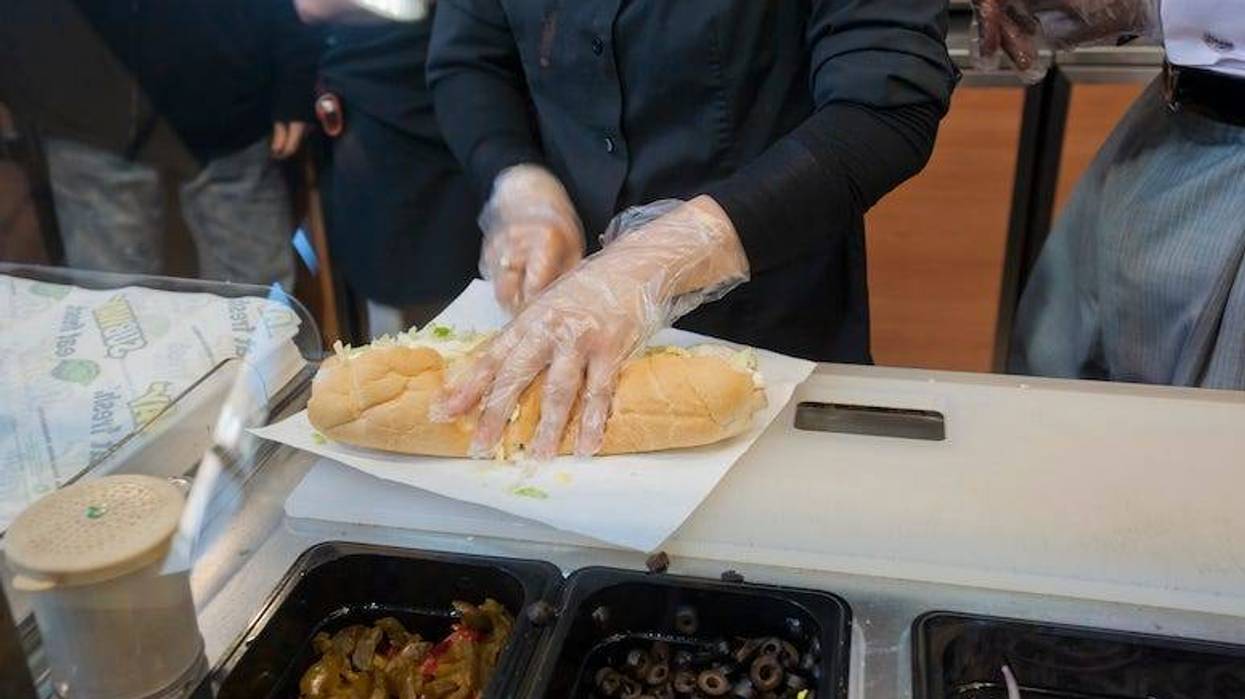 Subway, Sandwich, Bread, Sandwich Artist, Slicing, Cutting