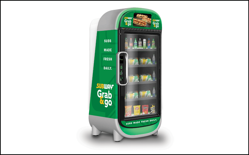 Subway smart fridge concept.