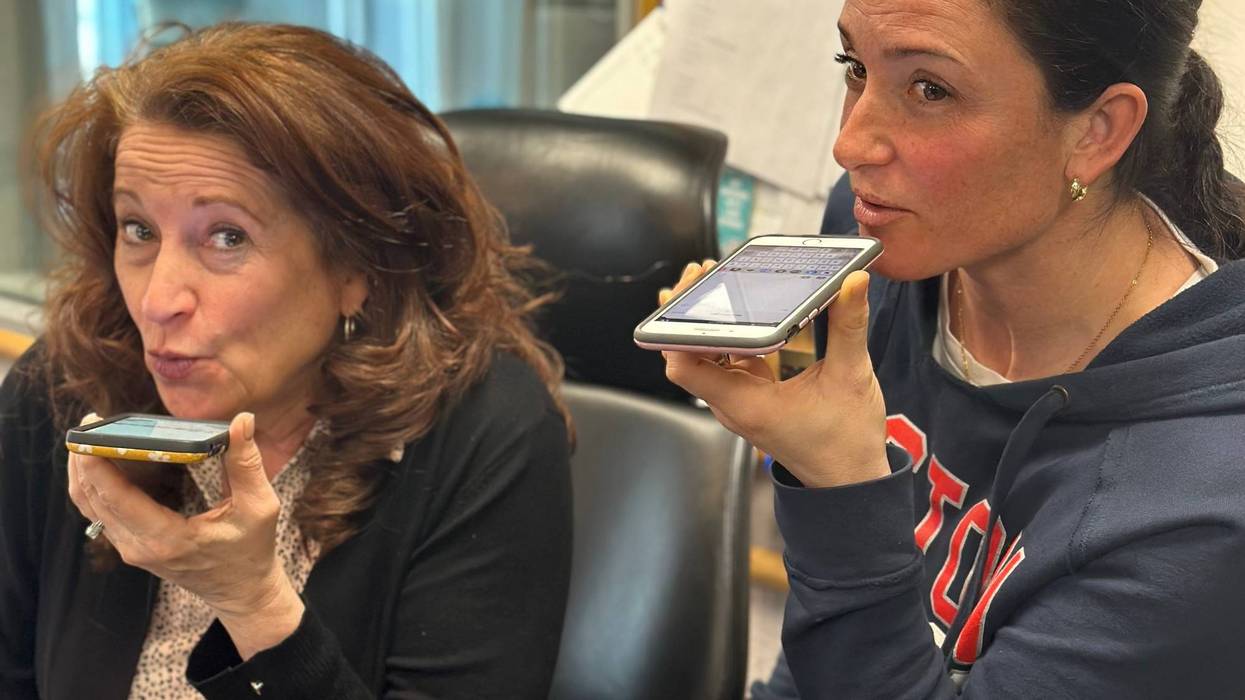 Sue and Kendra Talking to Text