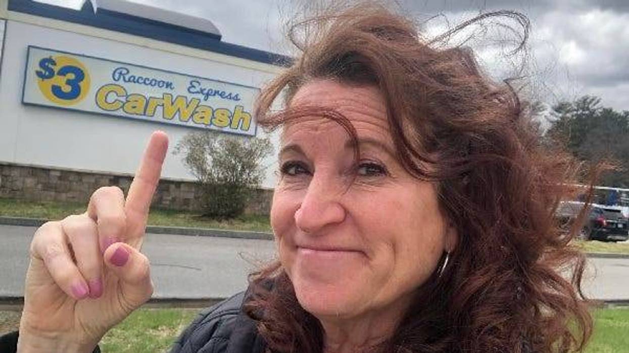 Sue at the Racoon Express Car Wash