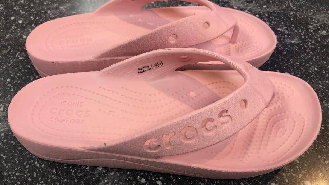 Sue Got Croc Flip Flops