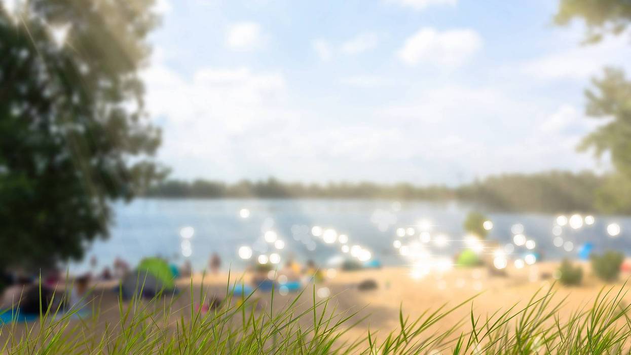 summer day at the beach