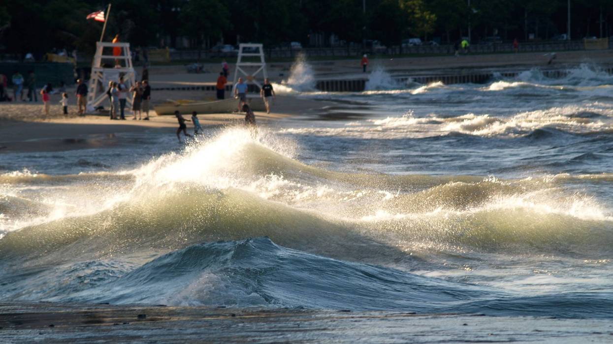 Summer in Chicago at Lake Michigan
