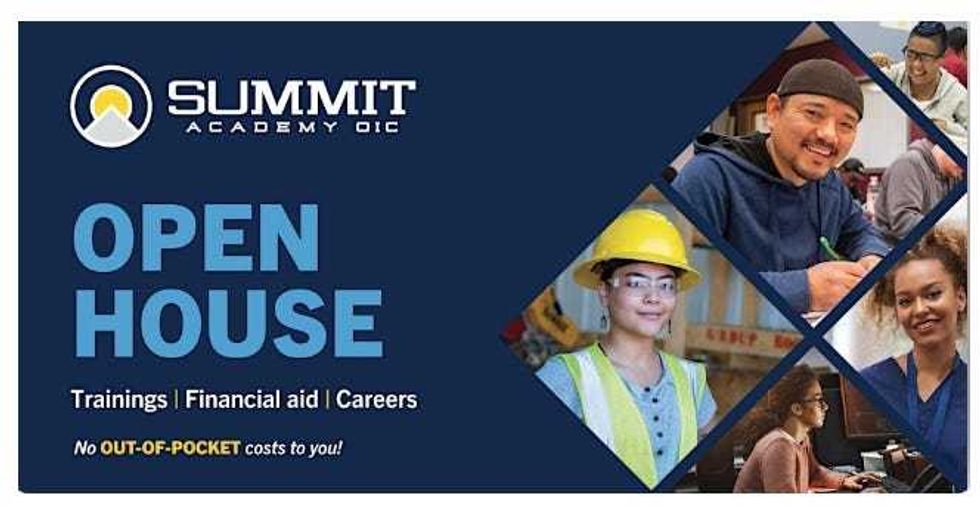 Summit Academy to hold Open House on October 17 about free training programs for students.