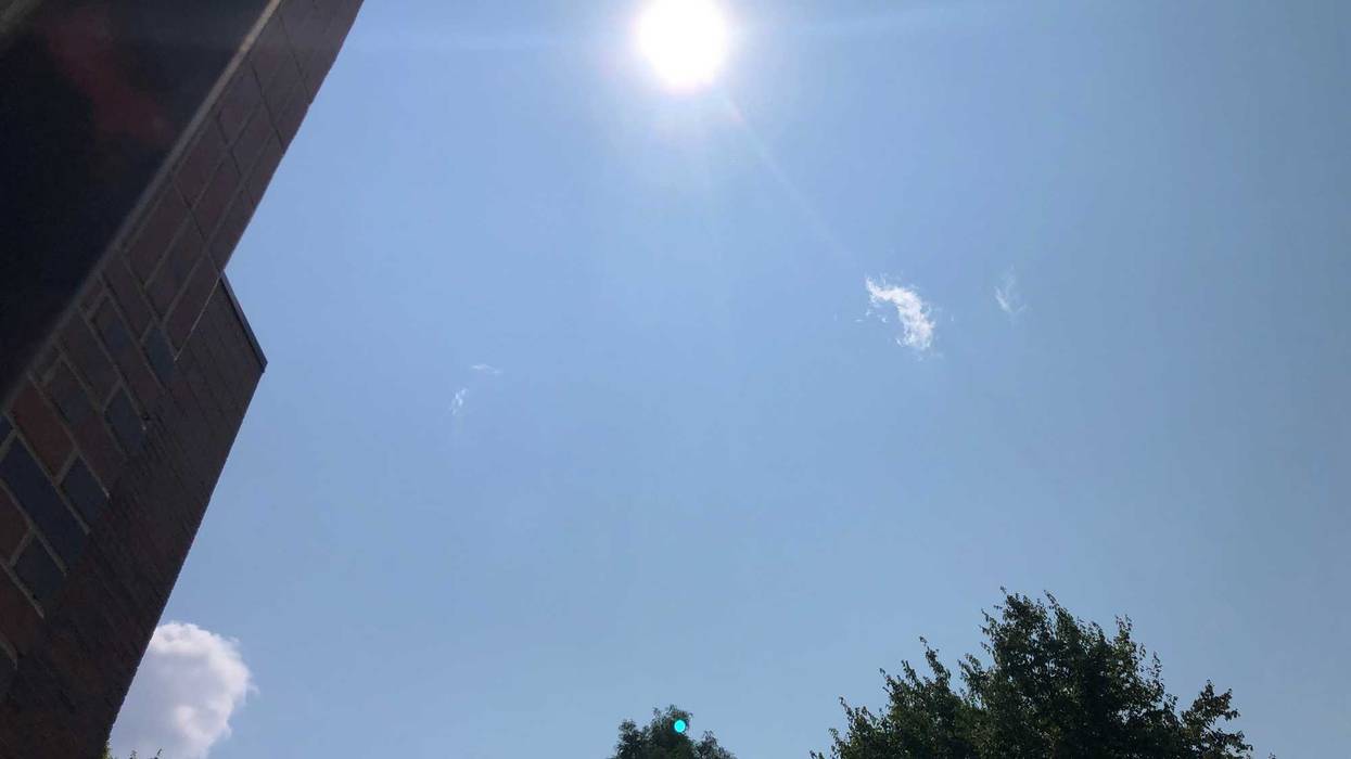Sun in the sky