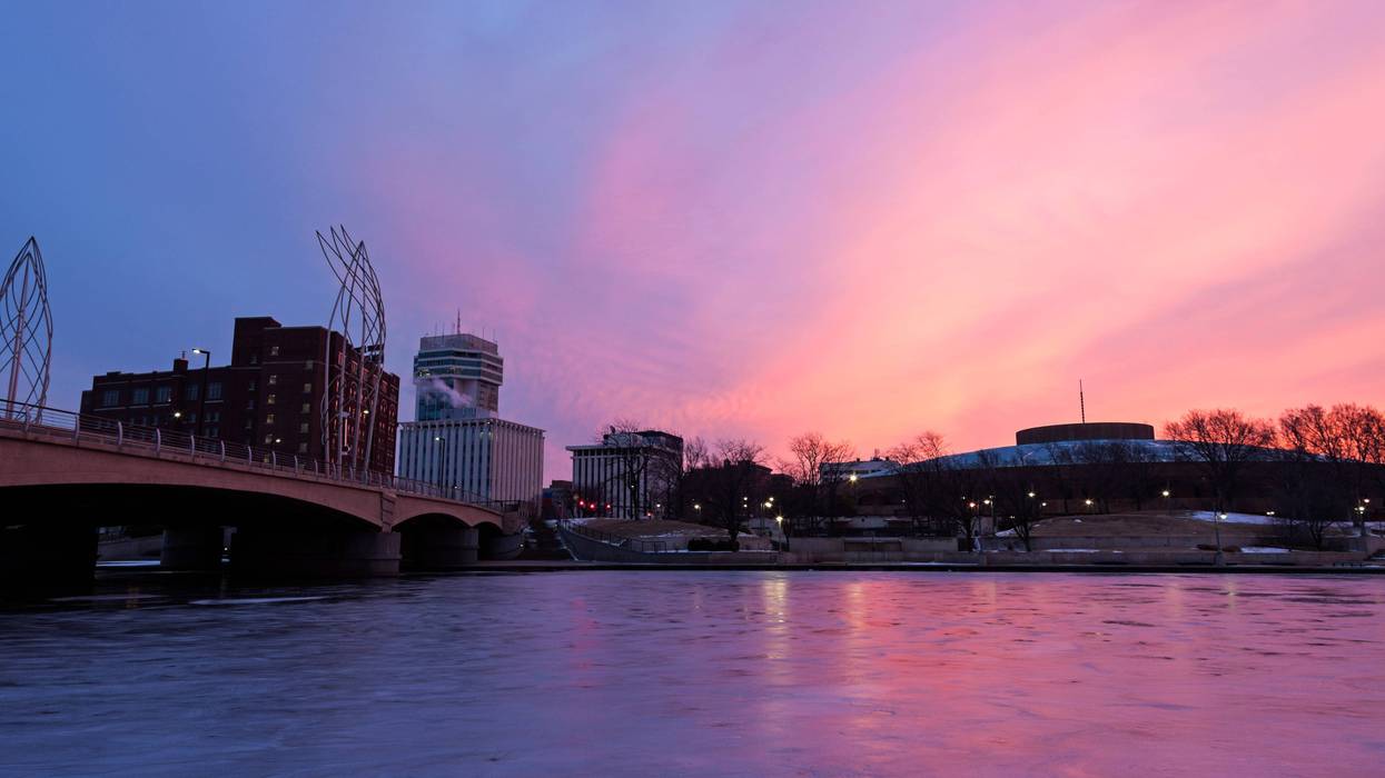 Sunrise in Wichita, Kansas