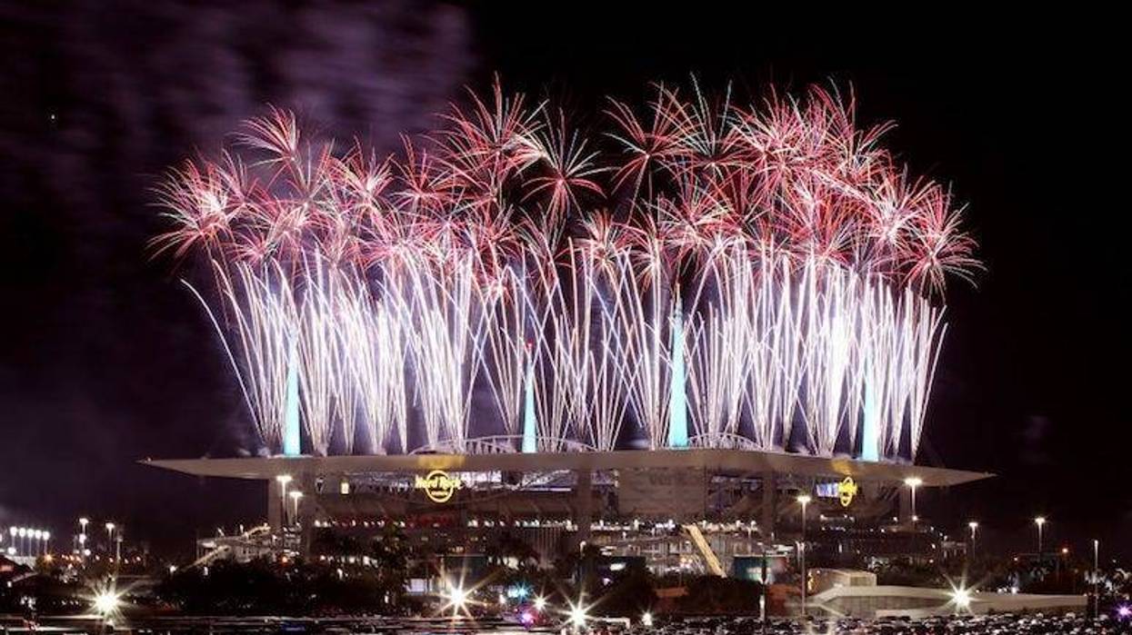 Super Bowl Fireworks