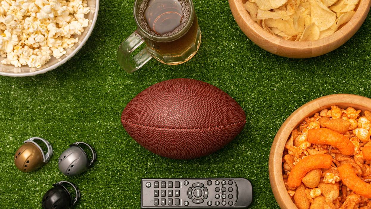 Super Bowl party spread