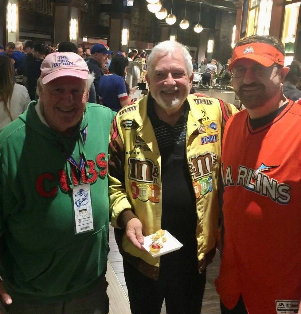 superfans with distinctive attire