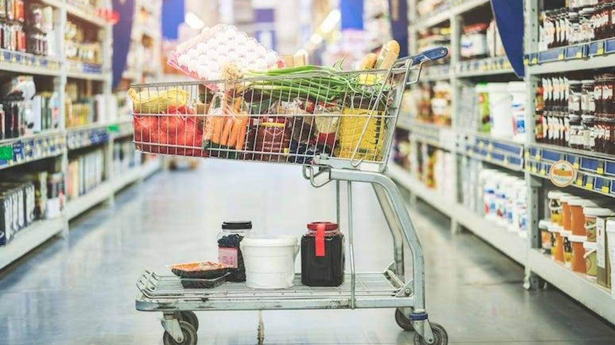Supermarket, Shopping, Grocery Store, Shopping Cart, Full, Groceries