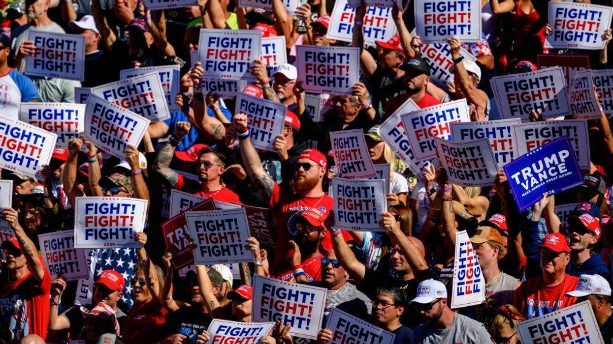 Supporters gather at a Trump campaign rally on Oct. 5 in Butler, Pennsylvania.