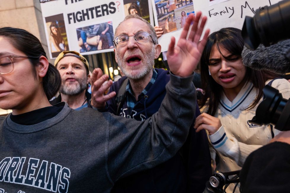 Supporters of both Israel and Palestine demonstrate at Columbia University on Oct. 12, 2023. Demonstrations related to the war have been widespread across New York City this month