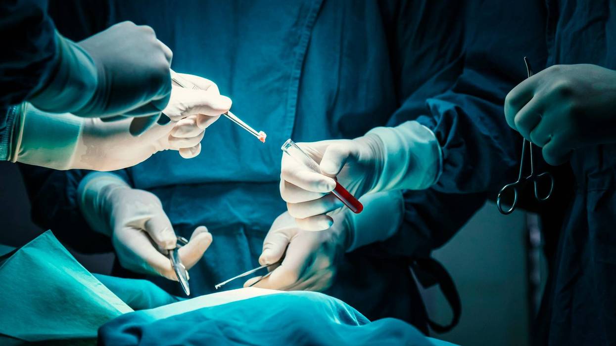 surgery being performed