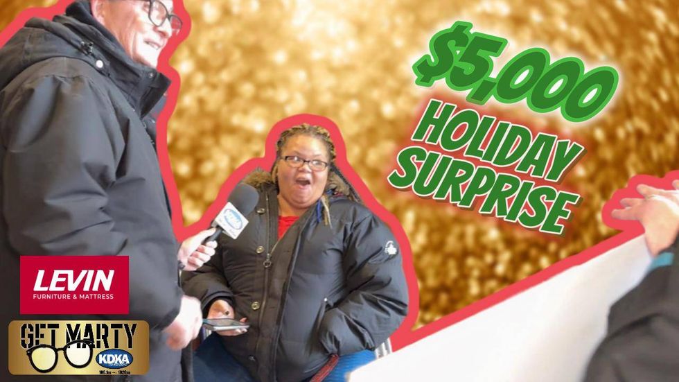 Surprise, surprise... Marquita Singleton had no idea we were coming!