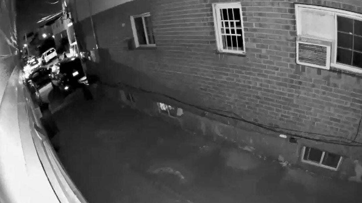 Surveillance footage caught on a nearby security camera during the murder of John Jeff on Aug. 15, 2020.