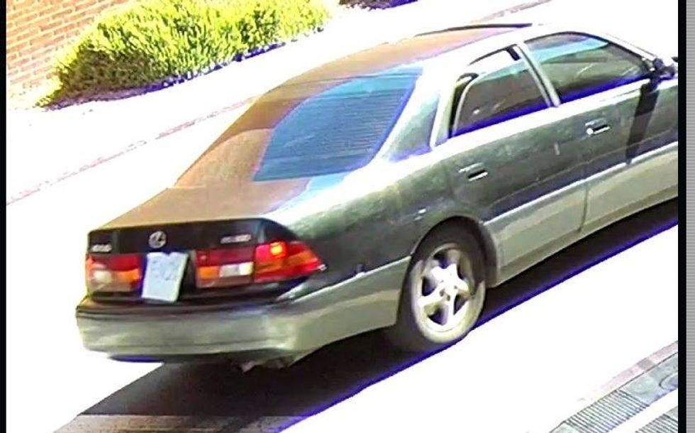 Surveillance footage of a vehicle outside the mall that detectives believe "may" be related to the theft,