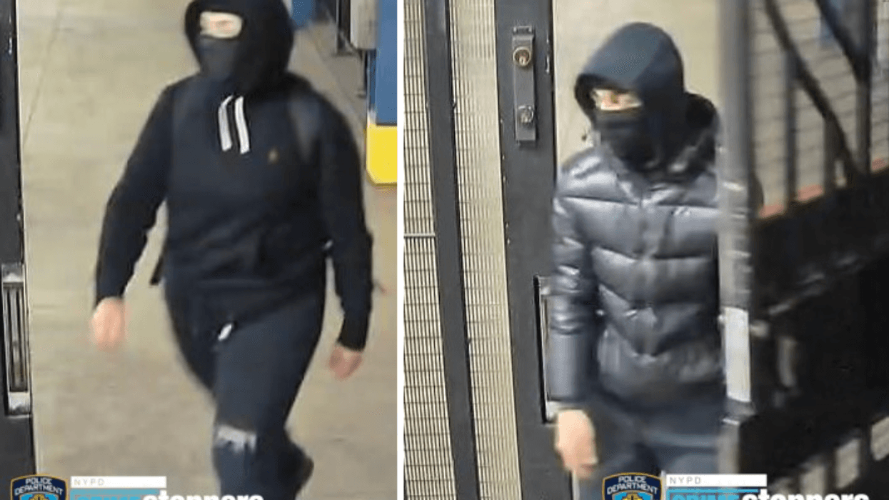 Surveillance footage of suspect