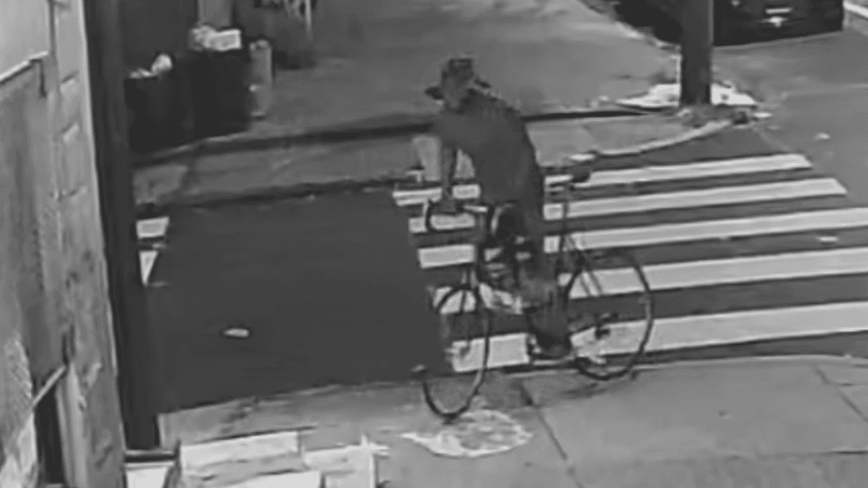 Surveillance footage of the man wanted in connection with a fatal 2024 shooting in North Philadelphia on Aug. 5, 2024.