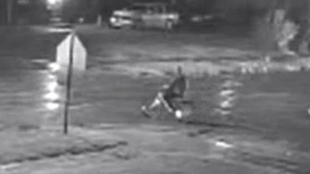 Surveillance footage right before shooting in Detroit