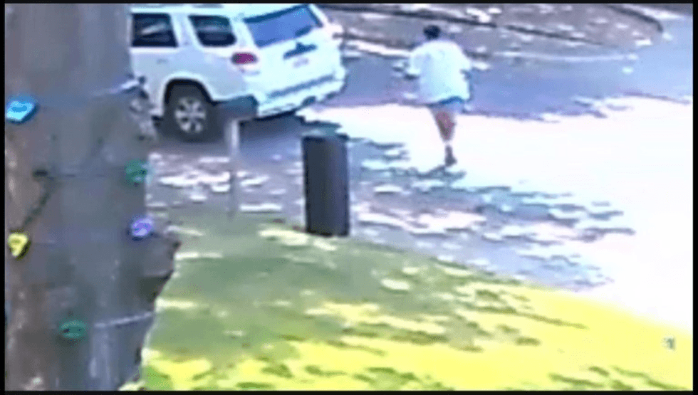 Surveillance footage shows likely suspect