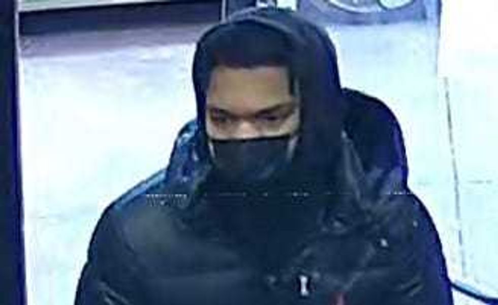 Surveillance footage shows the suspect at the Ya Ya Deli around the time of the shooting